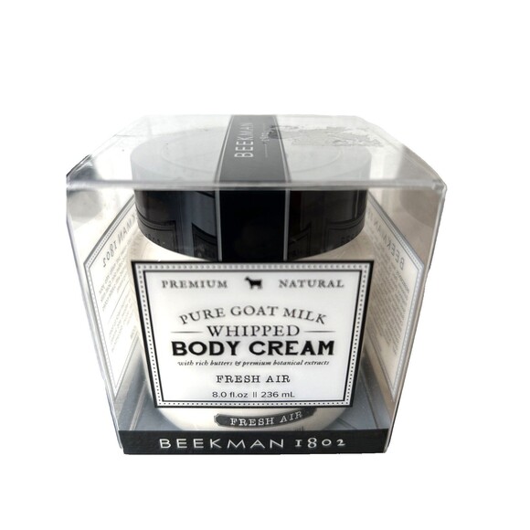 Beekman 1802 Pure Goat Milk "Whipped Body Cream" 8 fl oz. Fresh Air Scent New - Picture 4 of 8